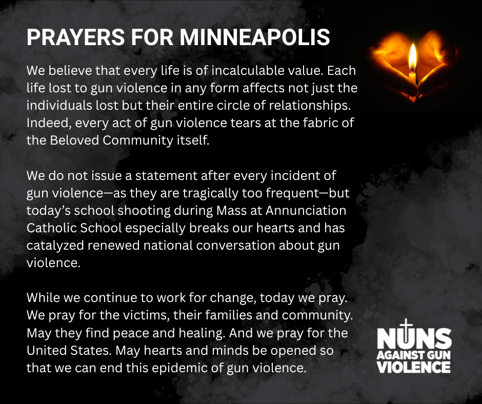 We pray for Minneapolis