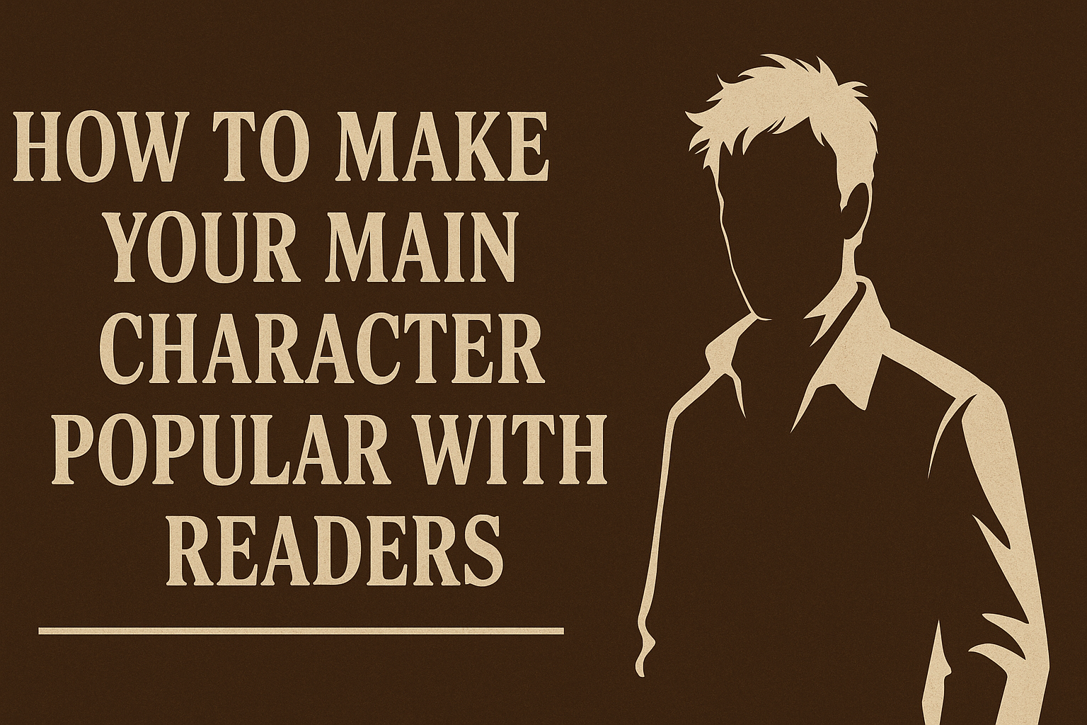 Making your main character popular