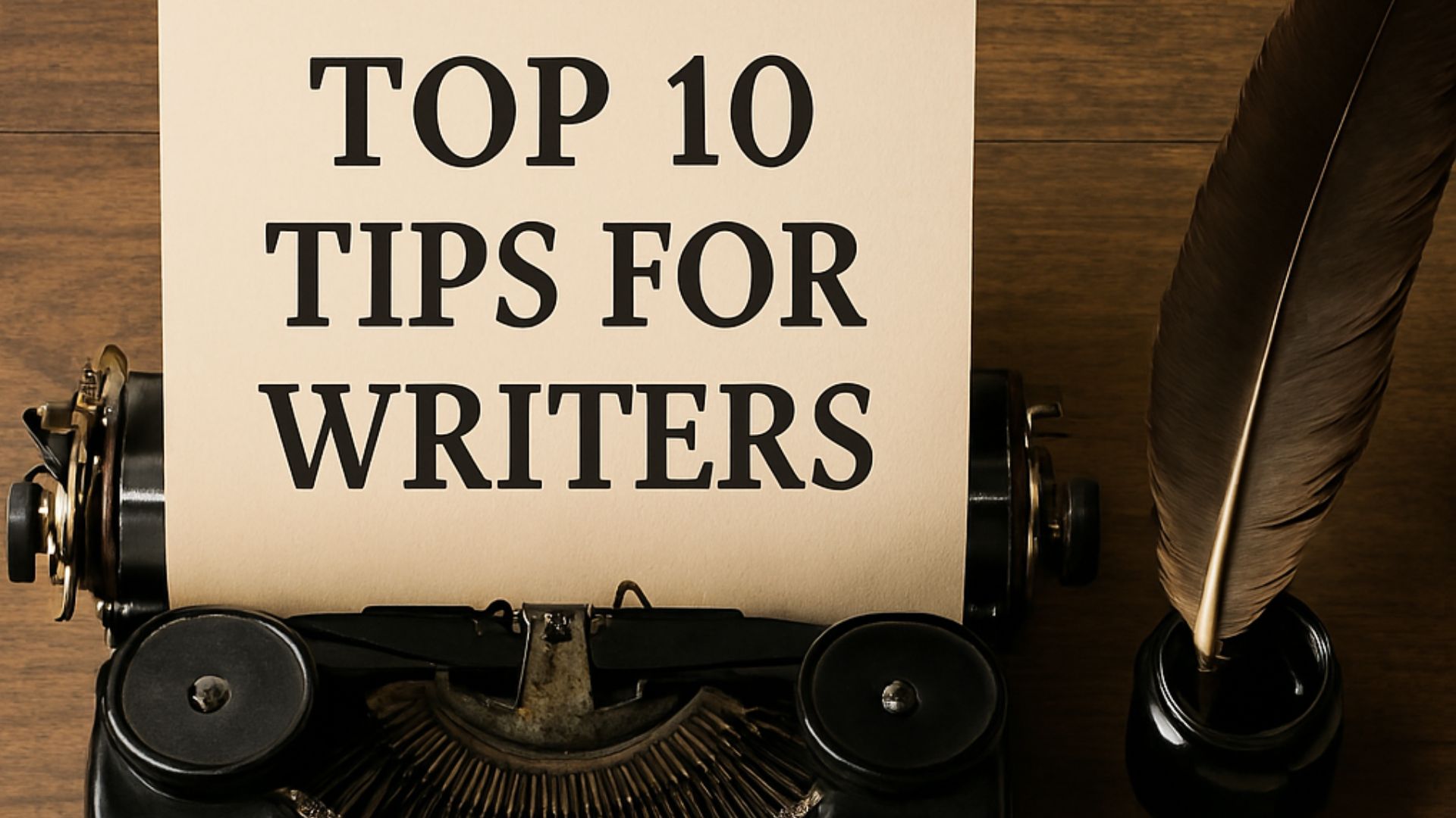Ten Top Tips for Aspiring Writers