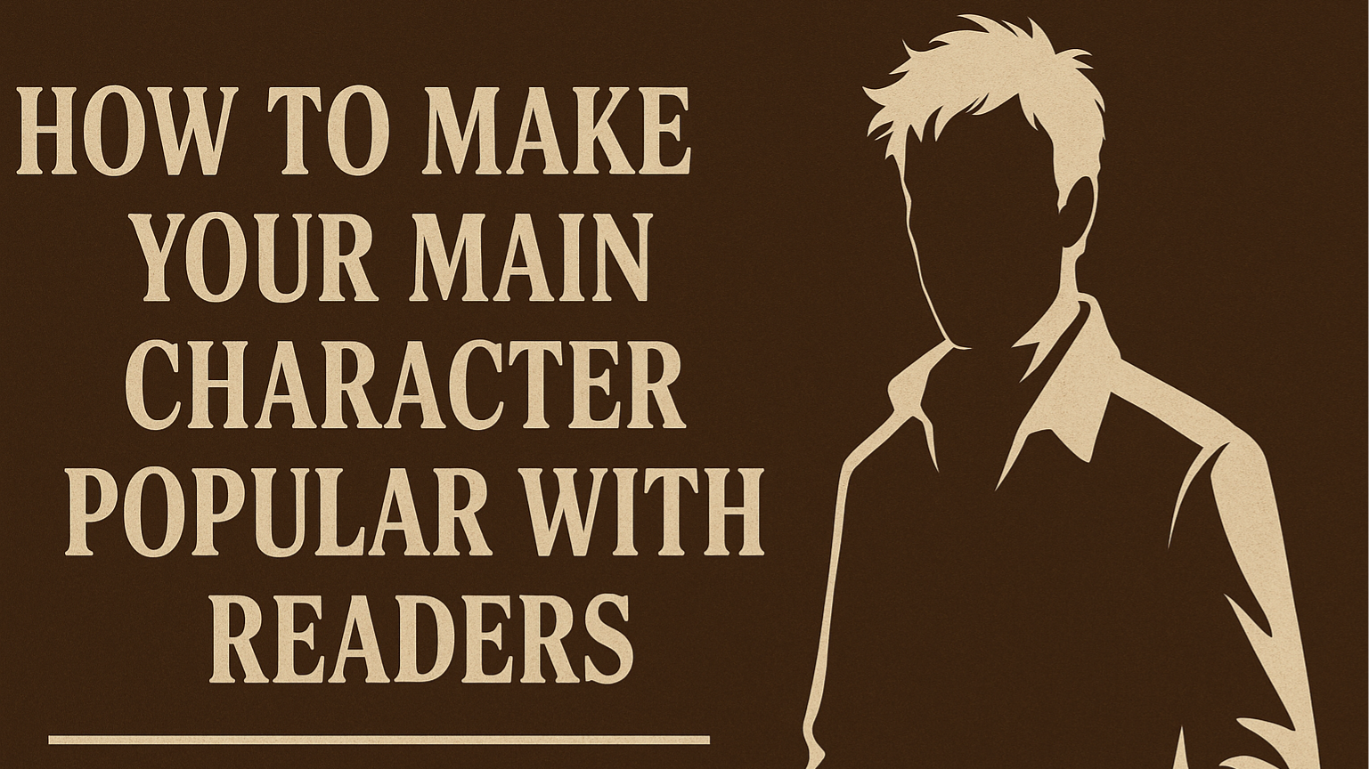 Making your main character popular