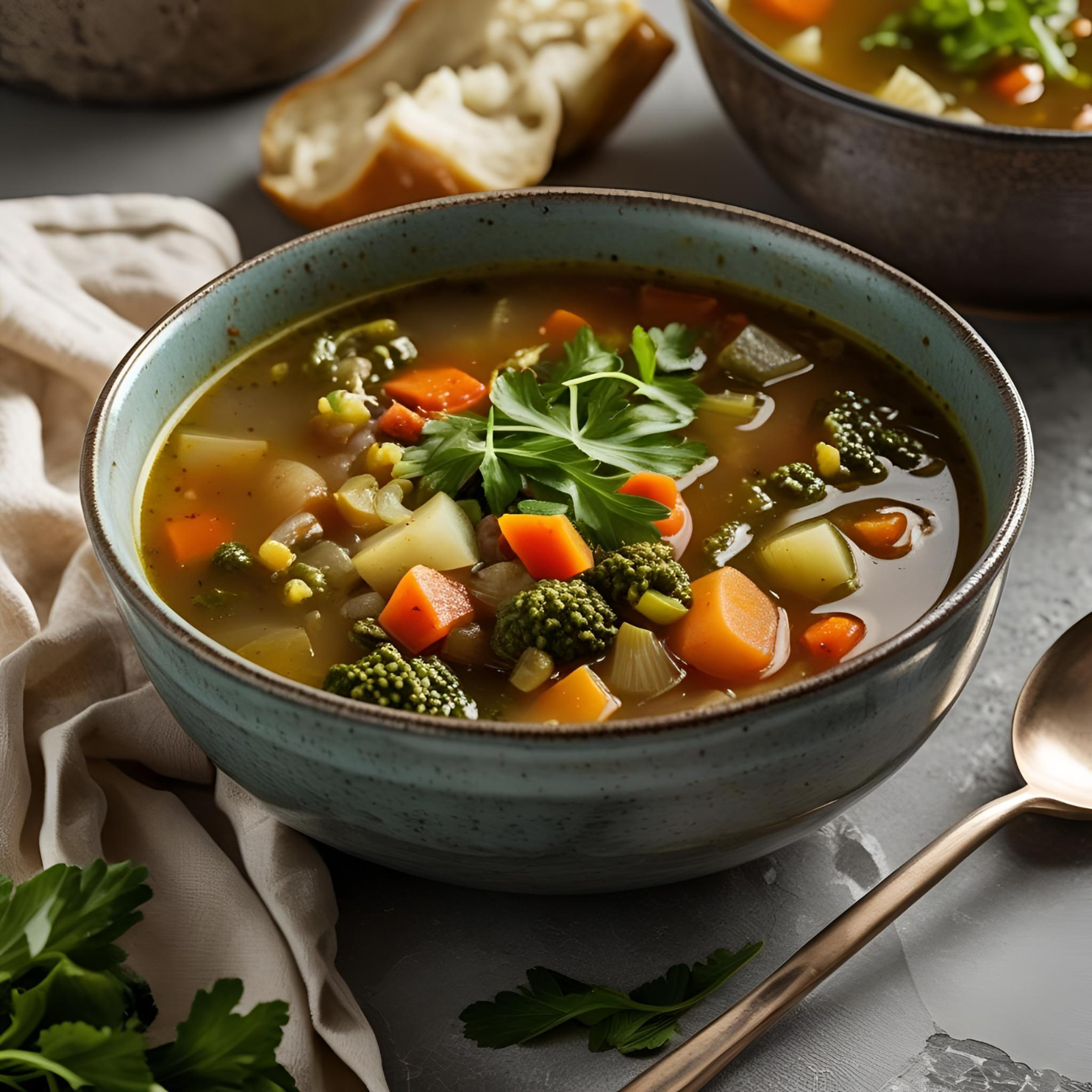 Herzhafte Gemüsesuppe