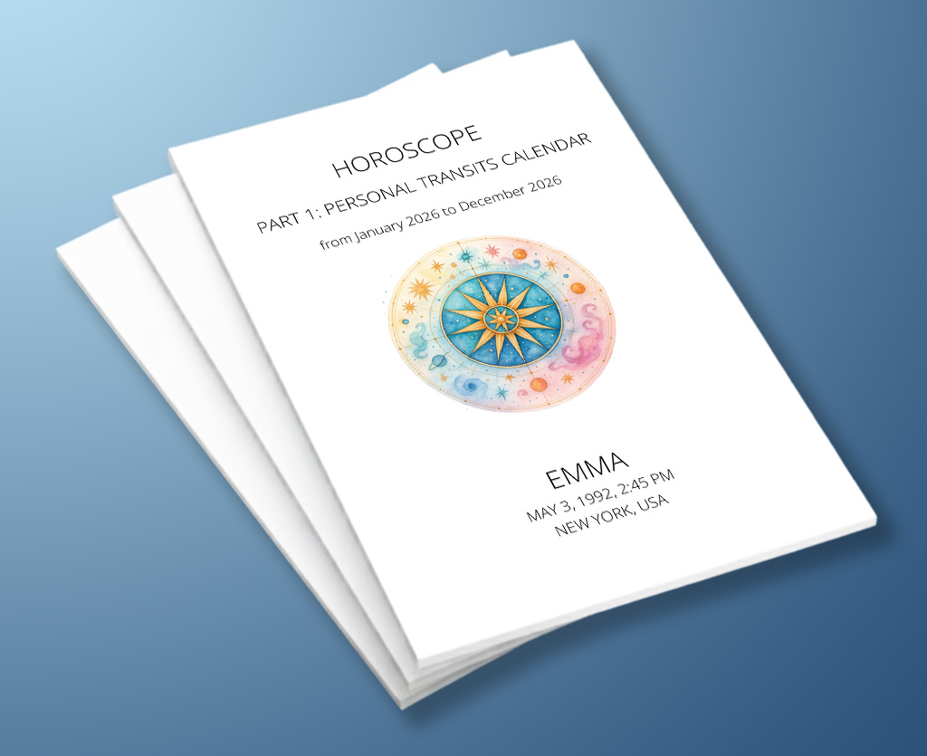 Horoscope Personal Transits Calendar