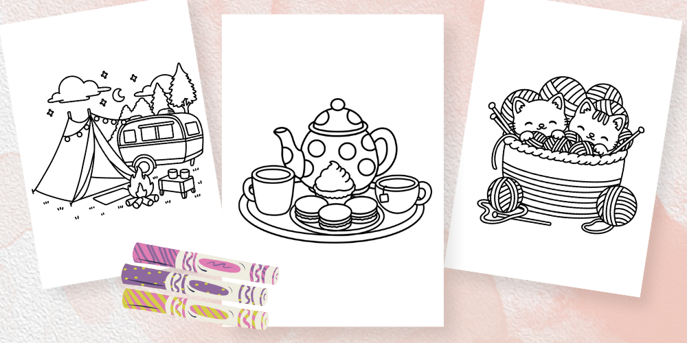Downloadable Coloring Page Samples