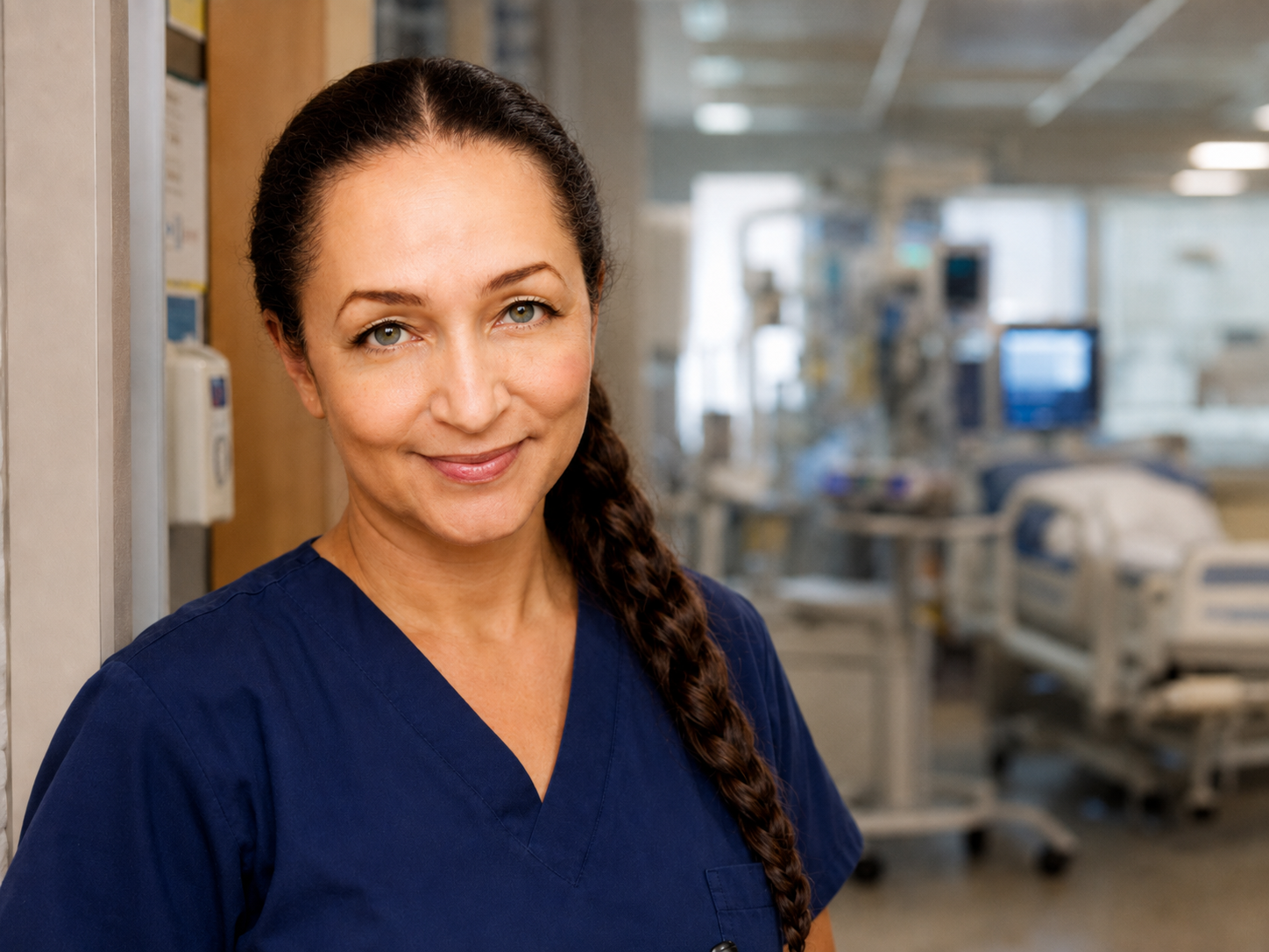 Zena Carina during her nursing career