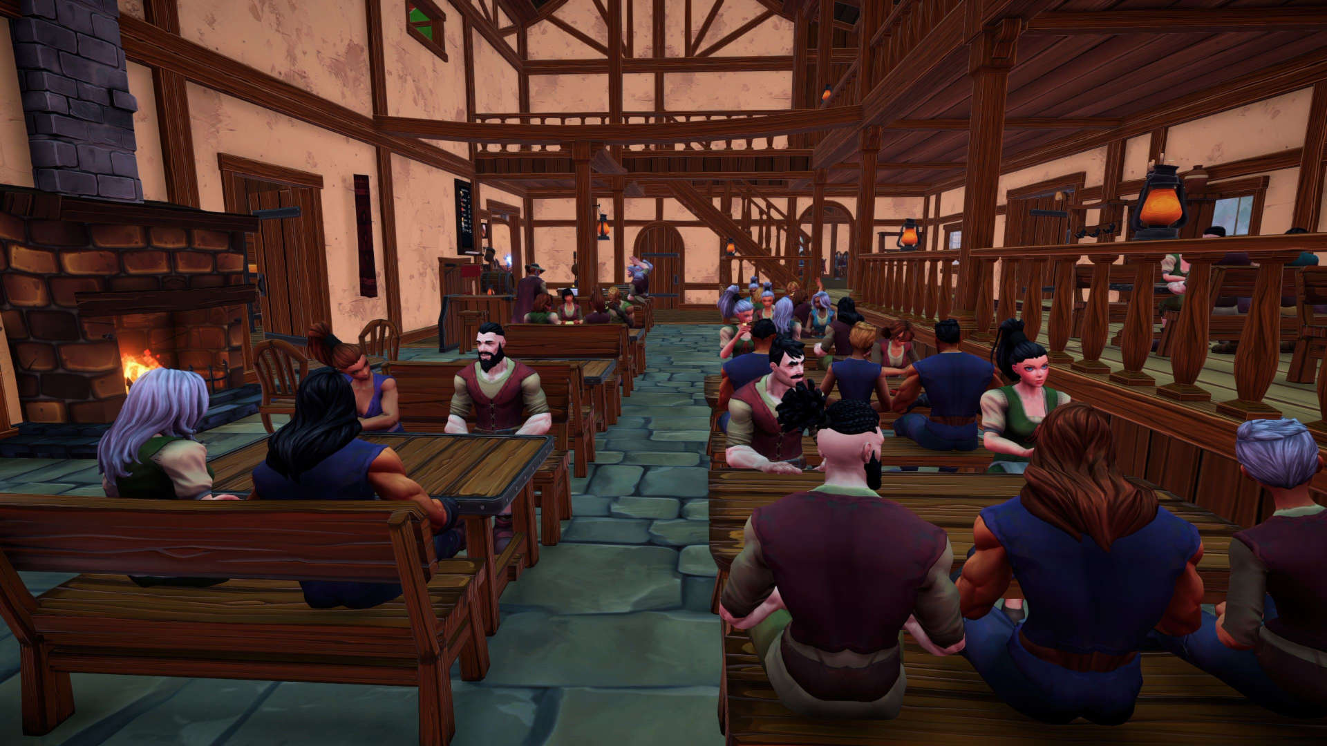 Tavern customization and patrons
