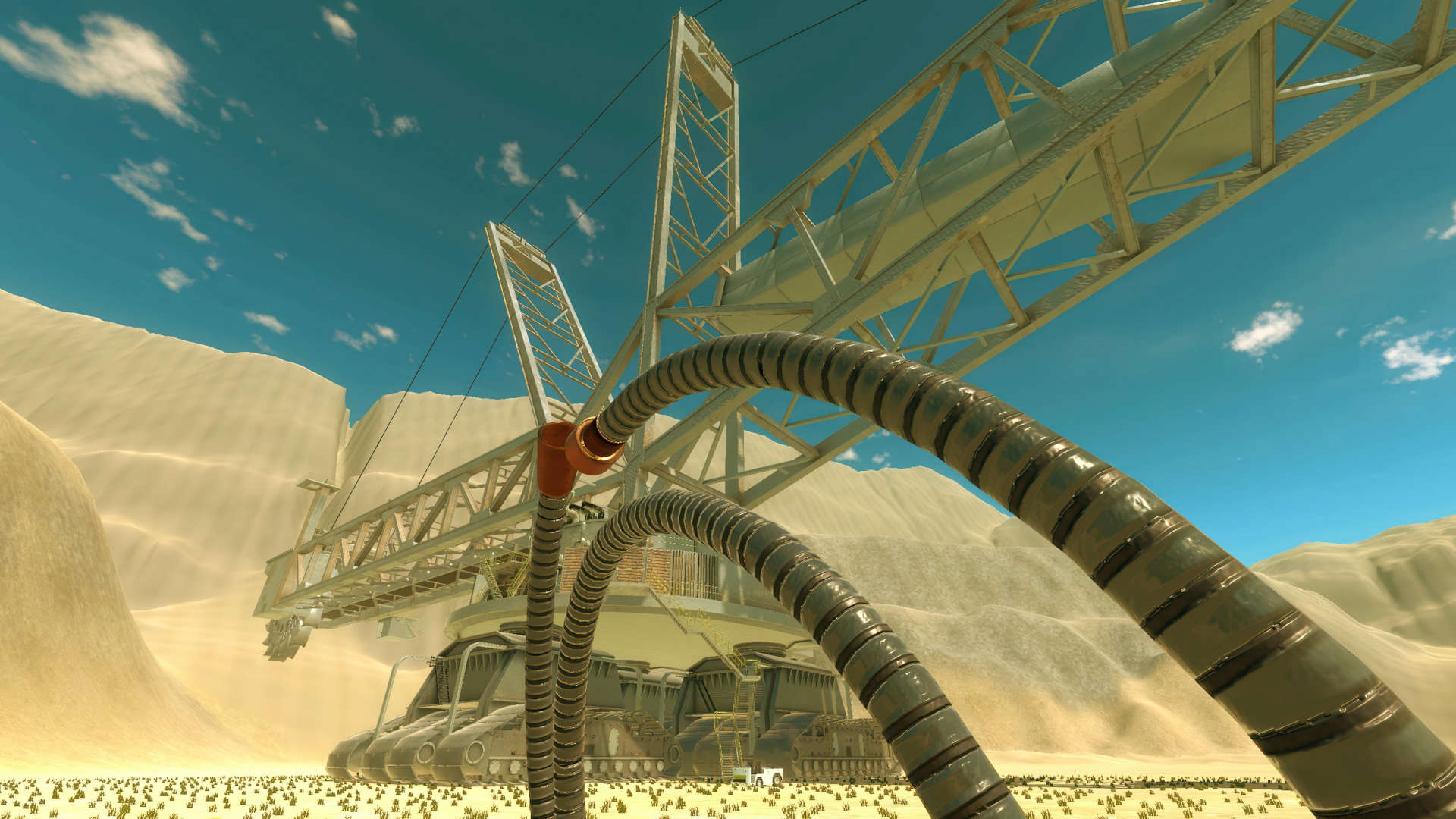 Screenshot of Giant Machines 2017 showing heavy machinery in action
