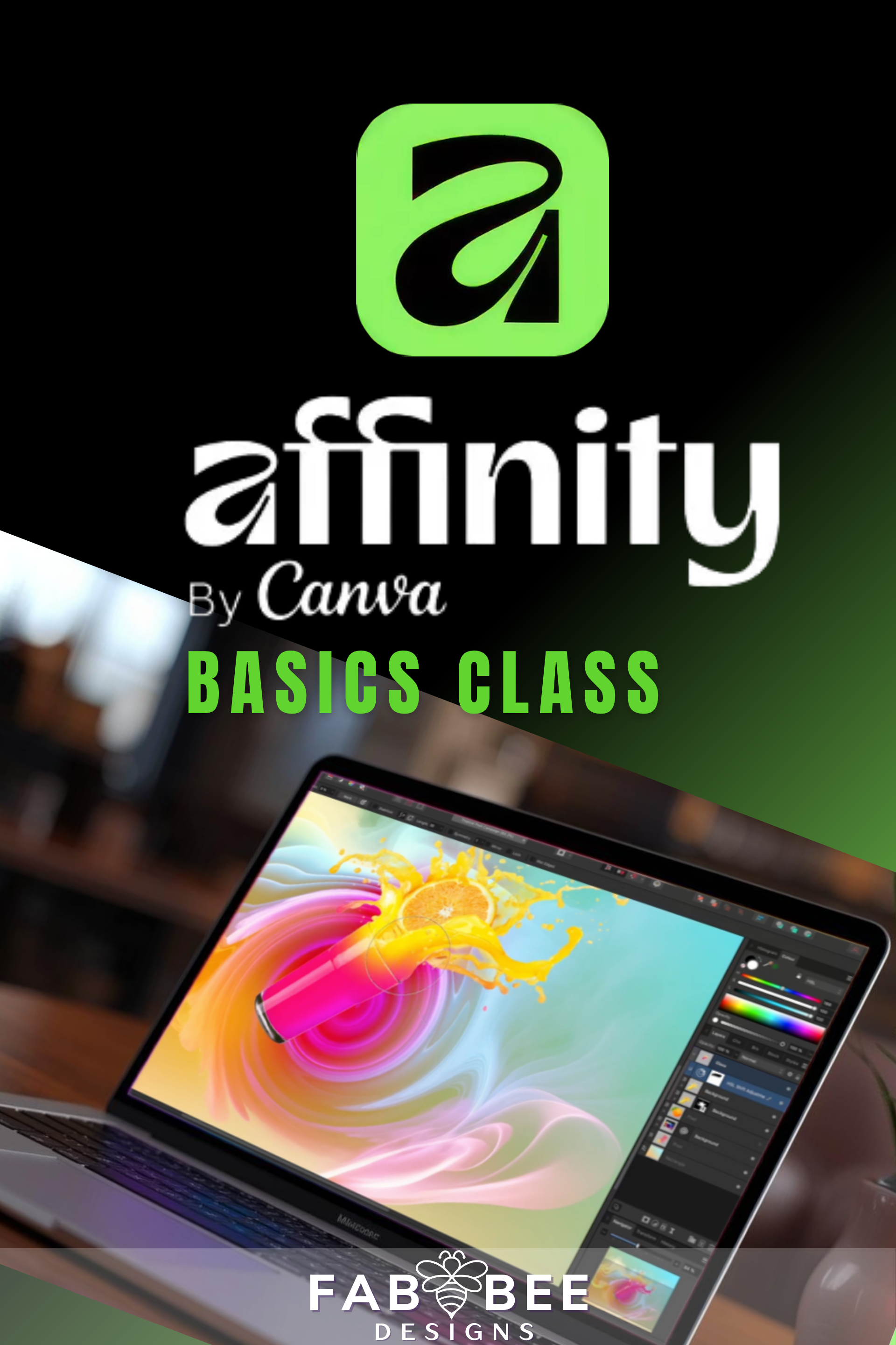 Affinity for beginners class by Fab.Bee Designs
