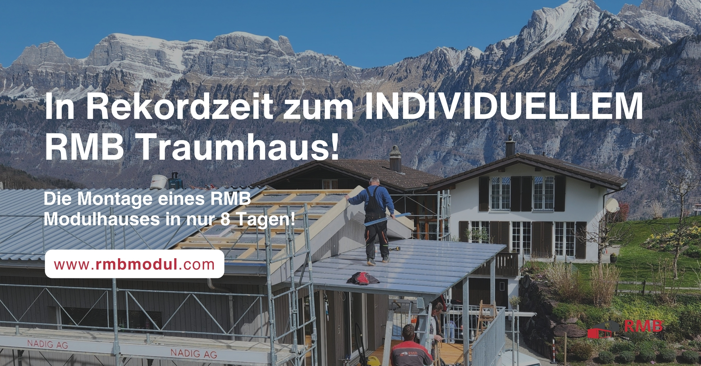 In Rekordzeit zum INDIVIDUELLEM RMB Traumhaus! Von der Planung bis zur Realisierung.