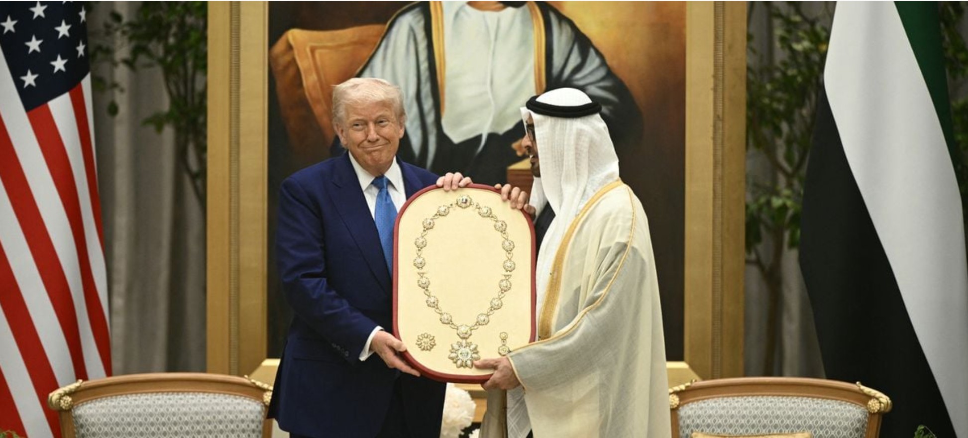 UAE President Awards Trump With Nation’s Highest Civilian Honor, Order Of Zayed