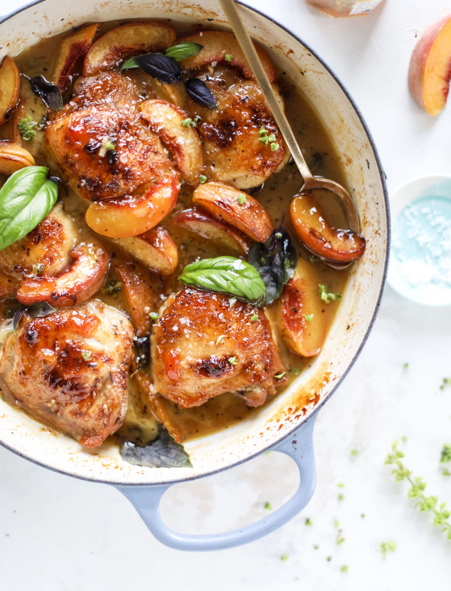 Chicken with Peaches