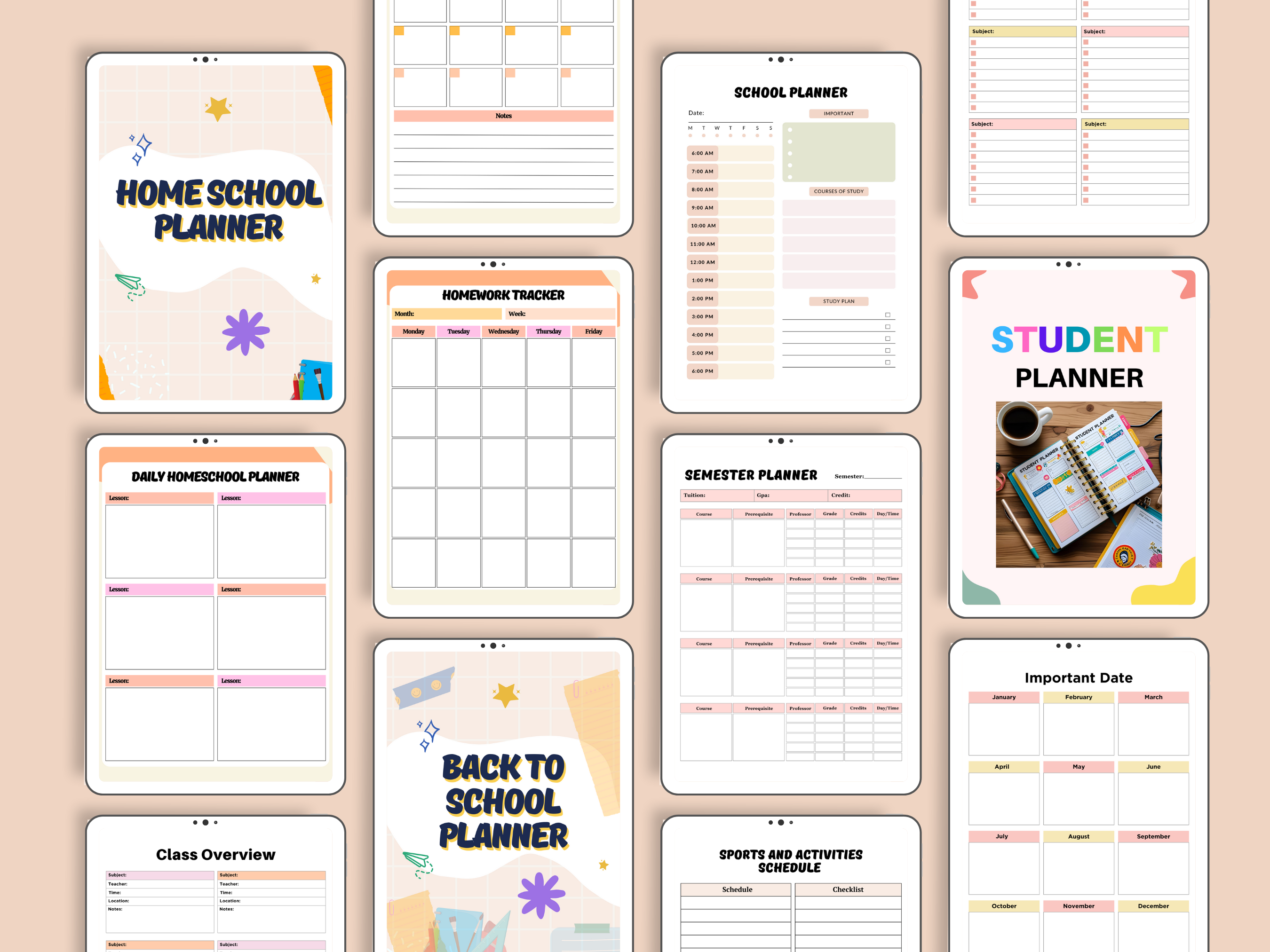 Smart Start Planner Set
