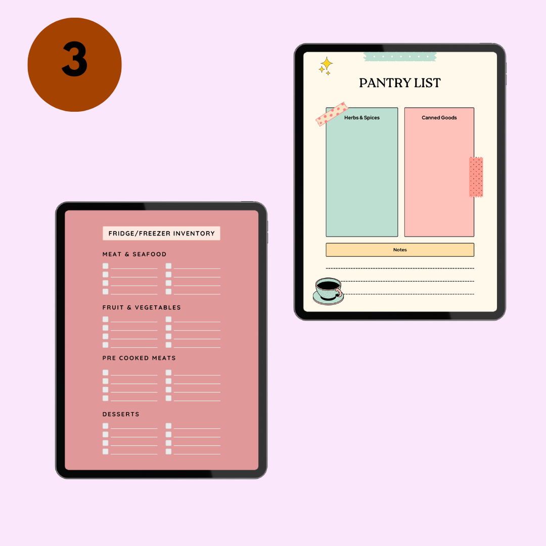 Pantry & Freezer Workbook