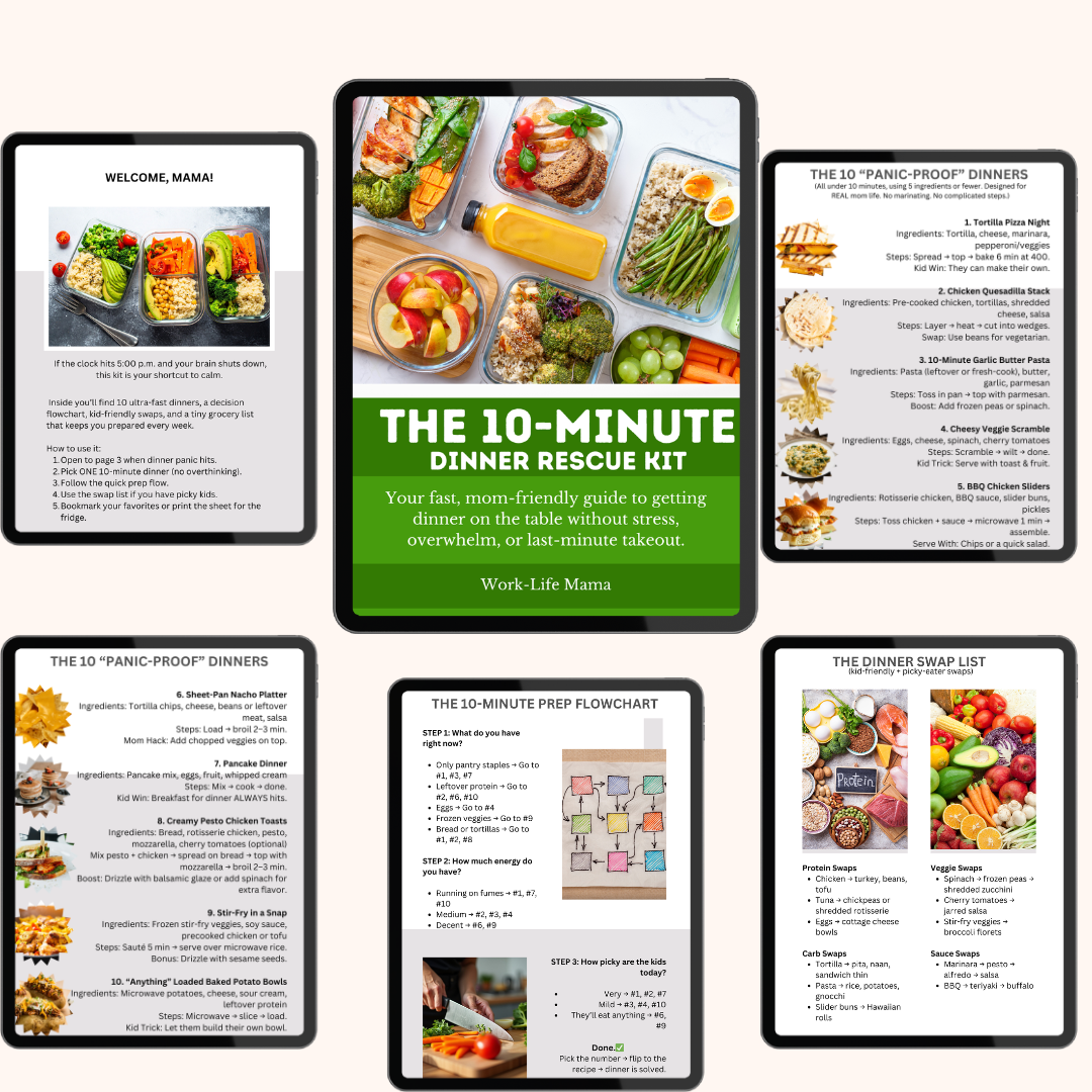 10-Minute Dinner Rescue Kit Mockup