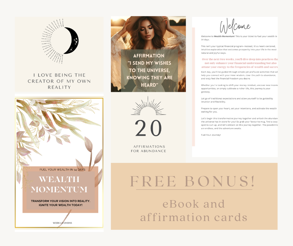 wealth affirmations and eBook