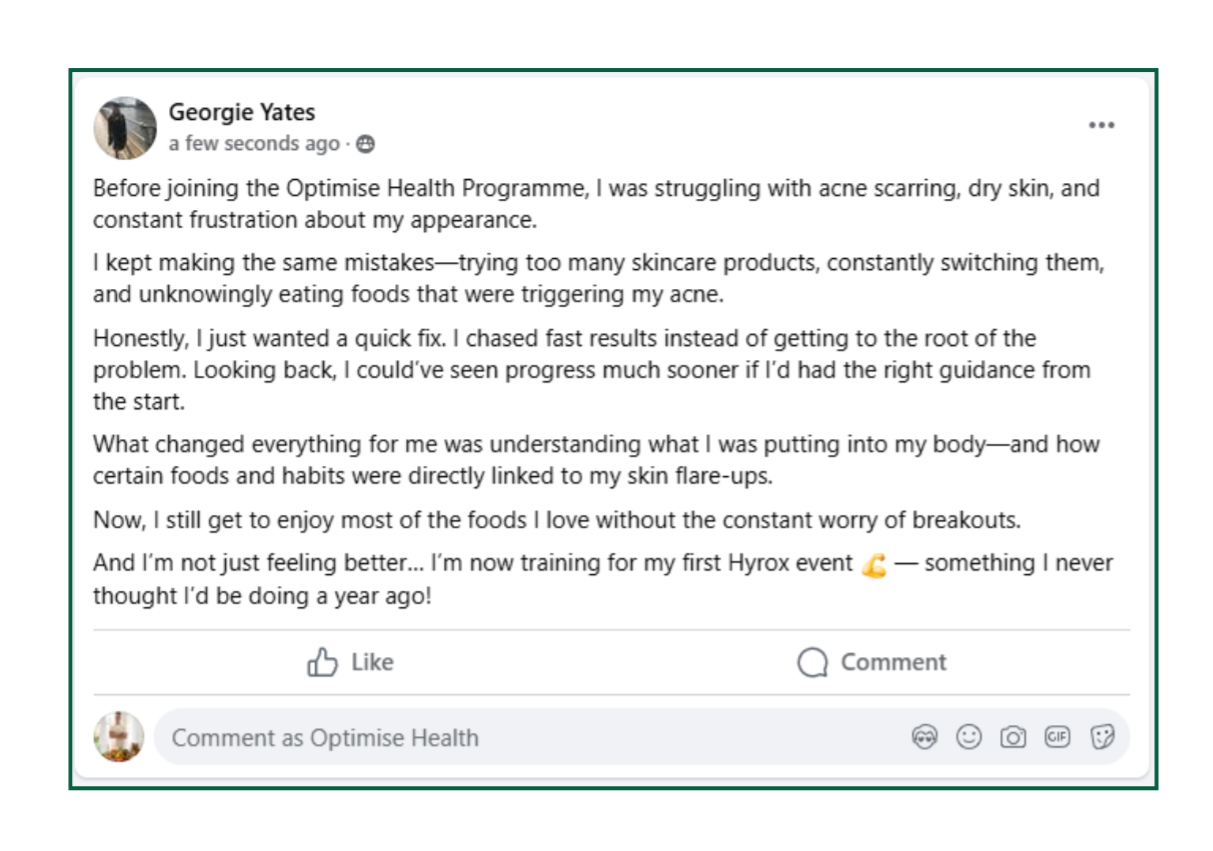 Testimonial Text