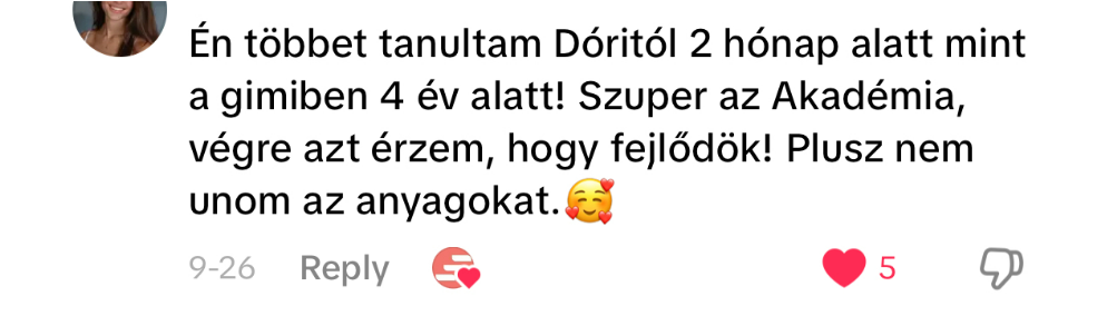Visszajelzés 1