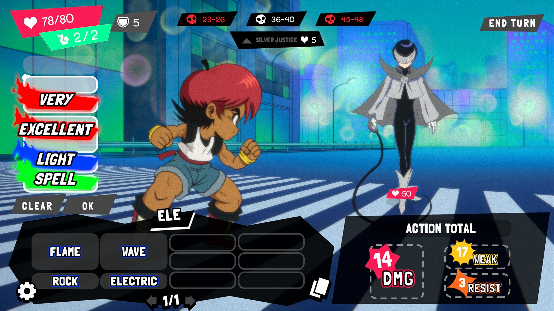 a turn-based tactics game