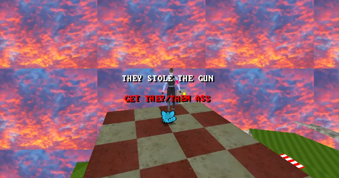 A raccoon steals a police officer's firearm.