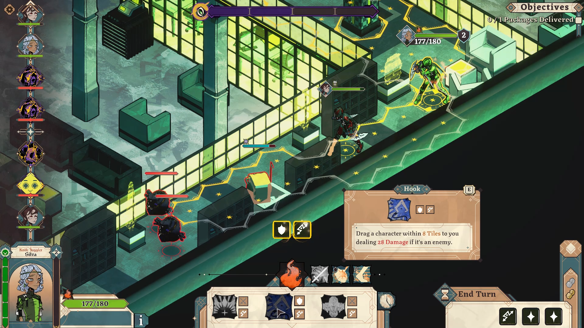 a turn-based tactics game