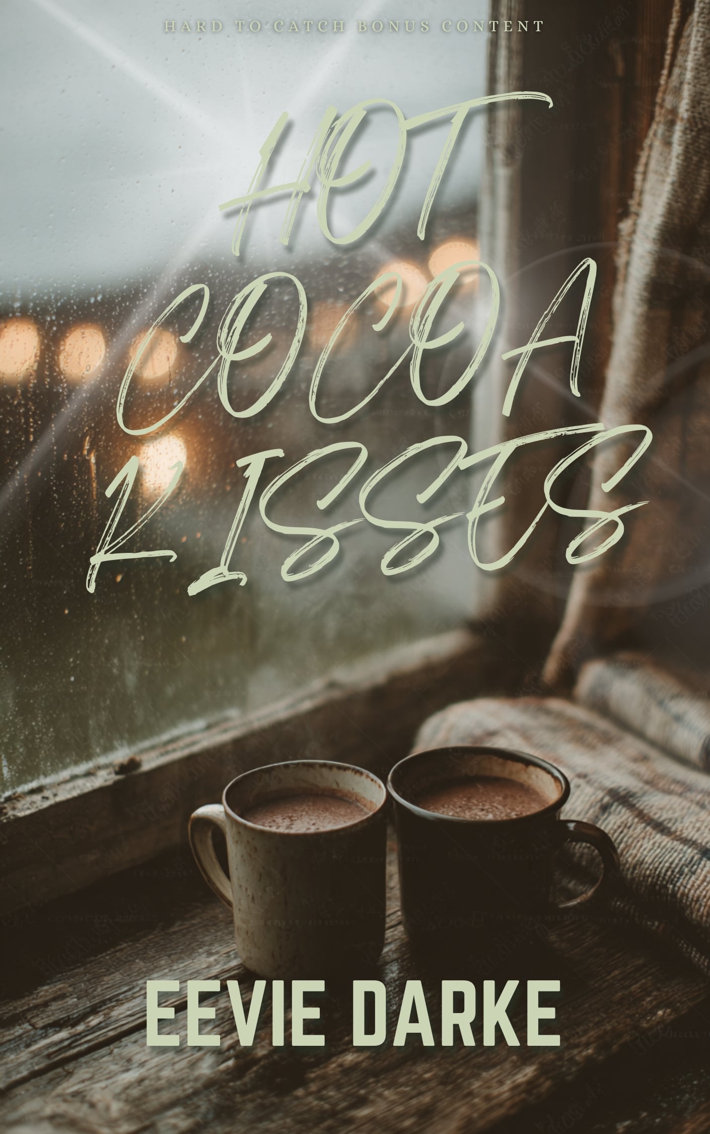 Hot Cocoa Kisses by Eevie Darke, image of firehouse station door in background