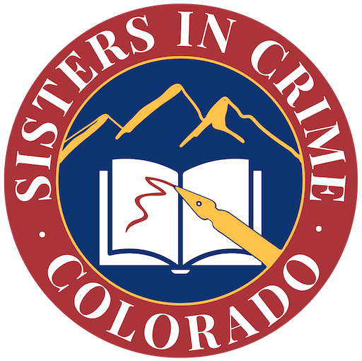 Logo showing a yellow half-moon in a black starry night sky over red and white Colorado Rocky Mountains.