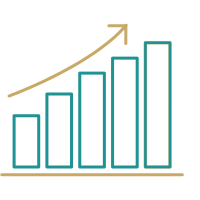 illustration of a chart going up