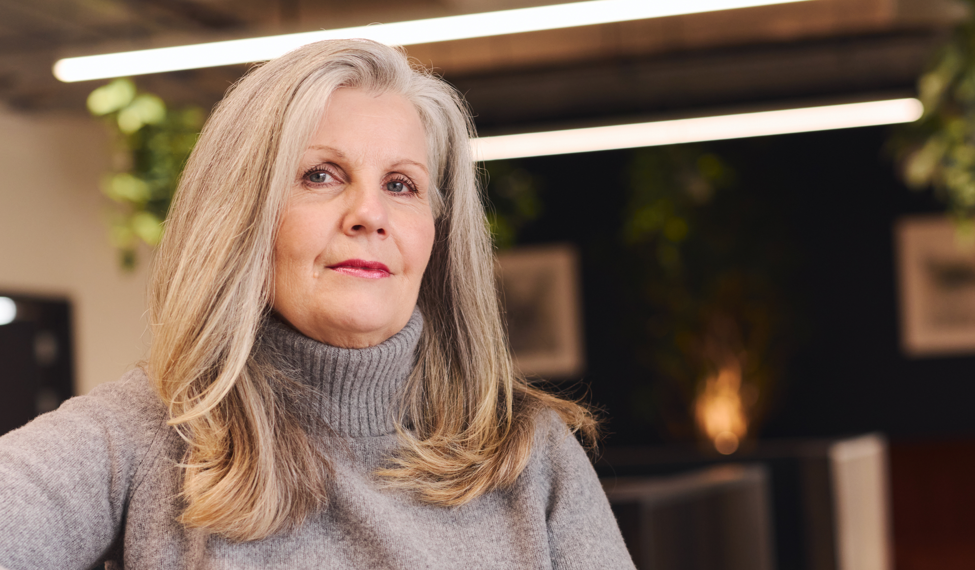 woman at peace with herself and feeling that she overcame burnout