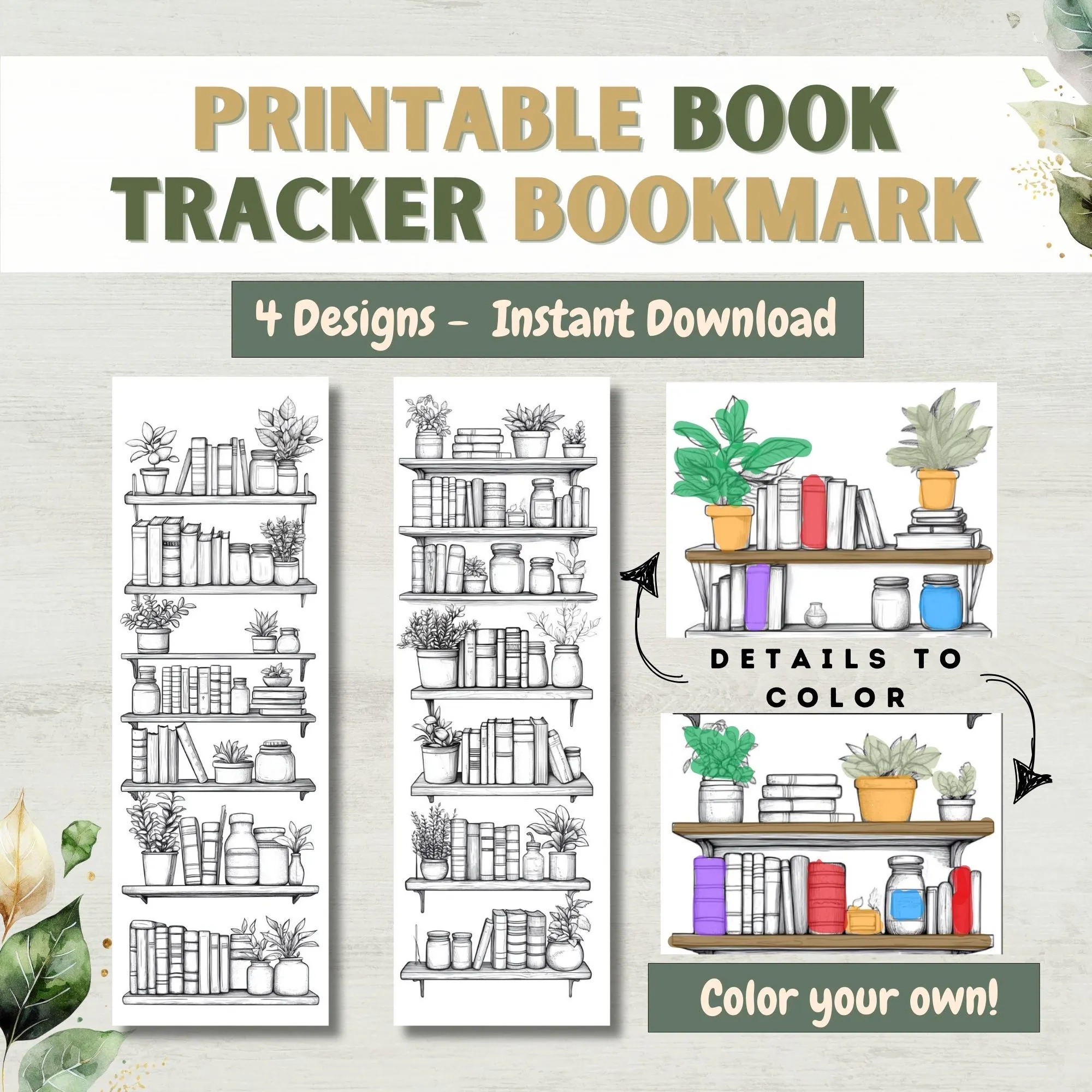 Bookmarks to color