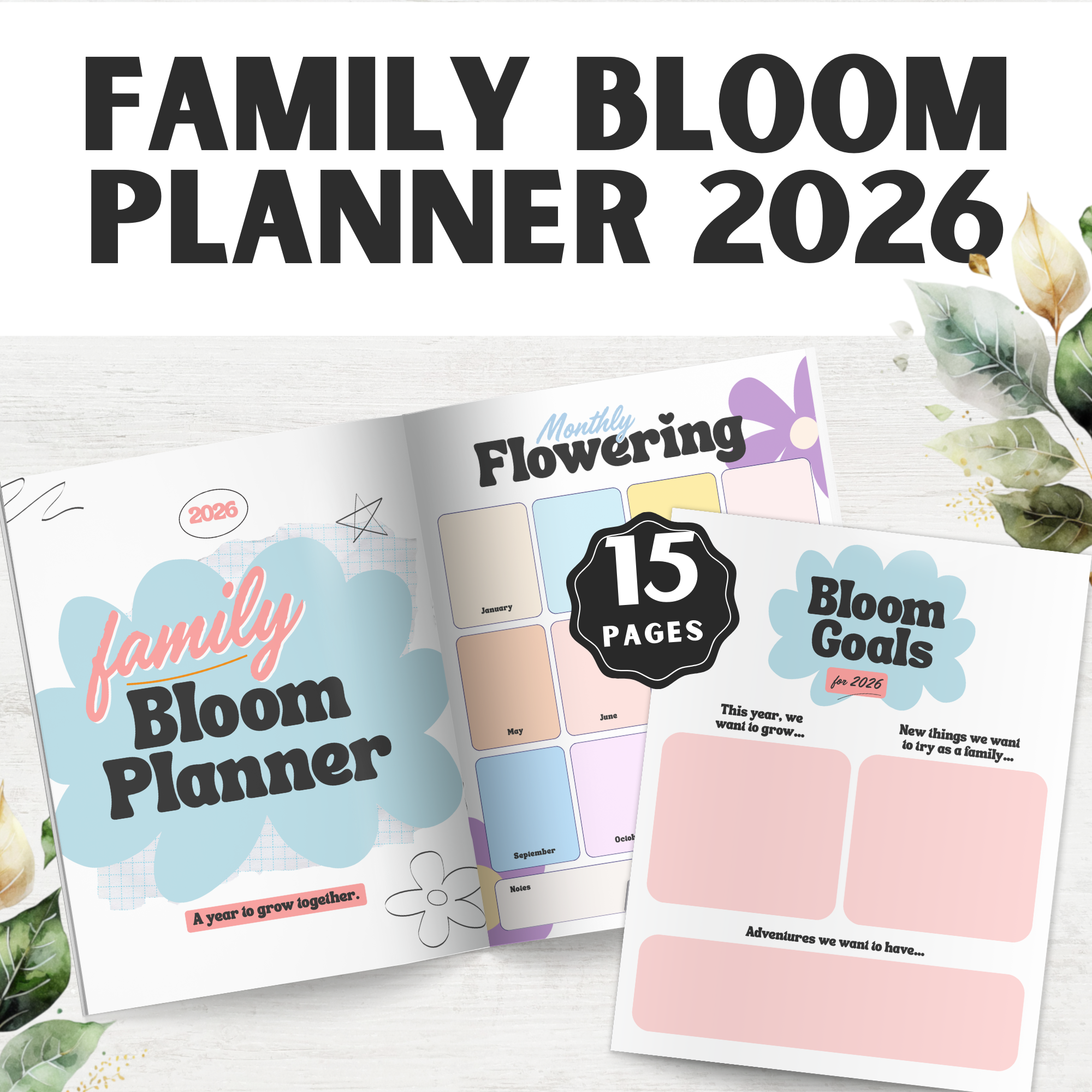 Family Bloom Planner 2026