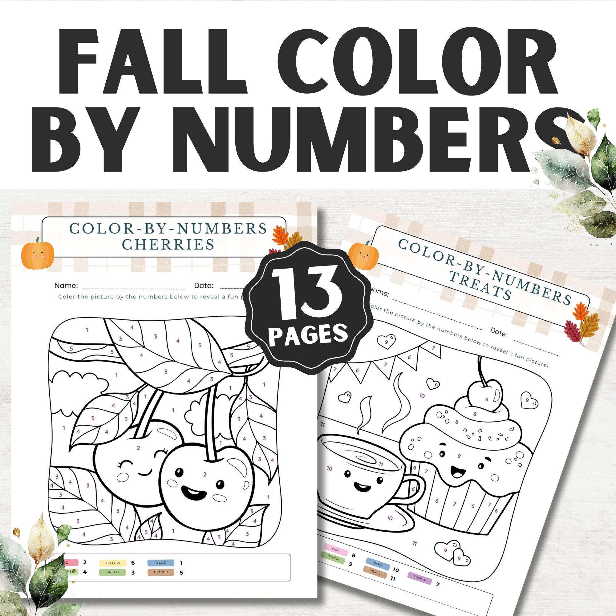 Fall Coloring Numbers