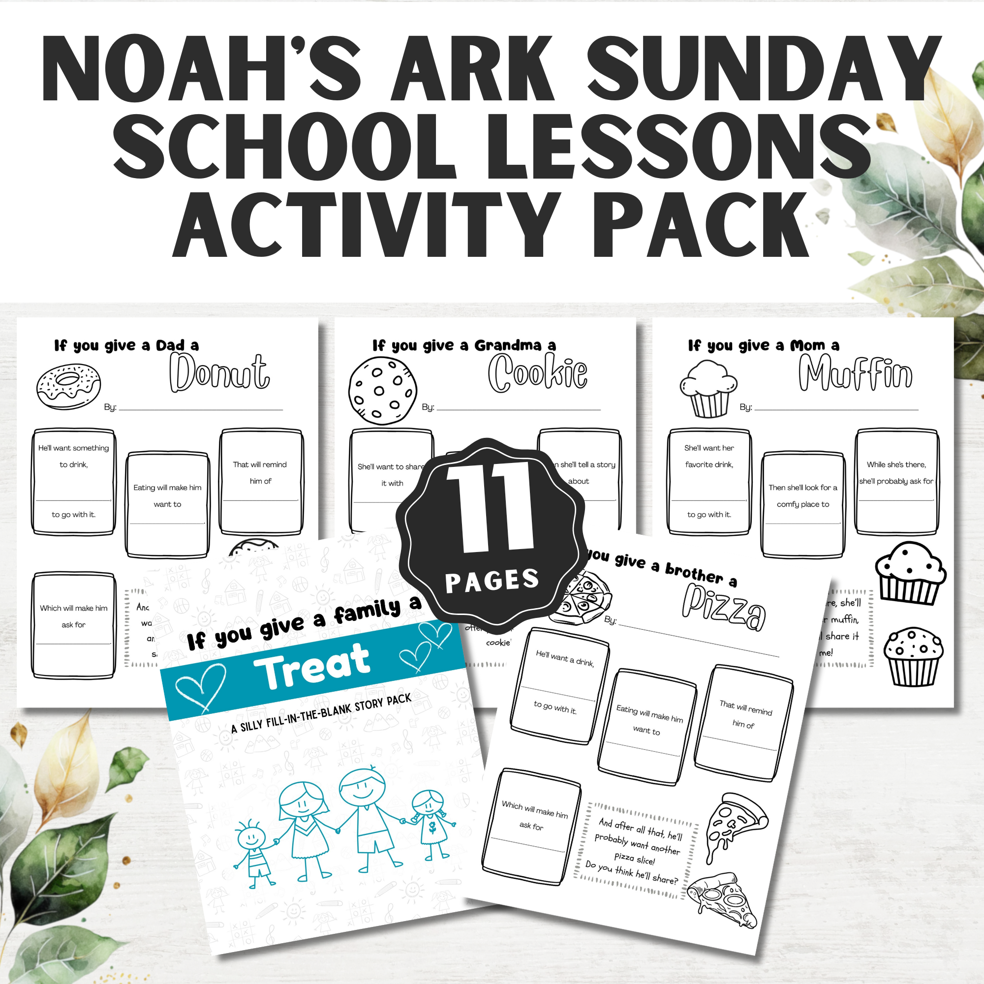 10 Fun Fill-in-the-Blank Family Worksheets