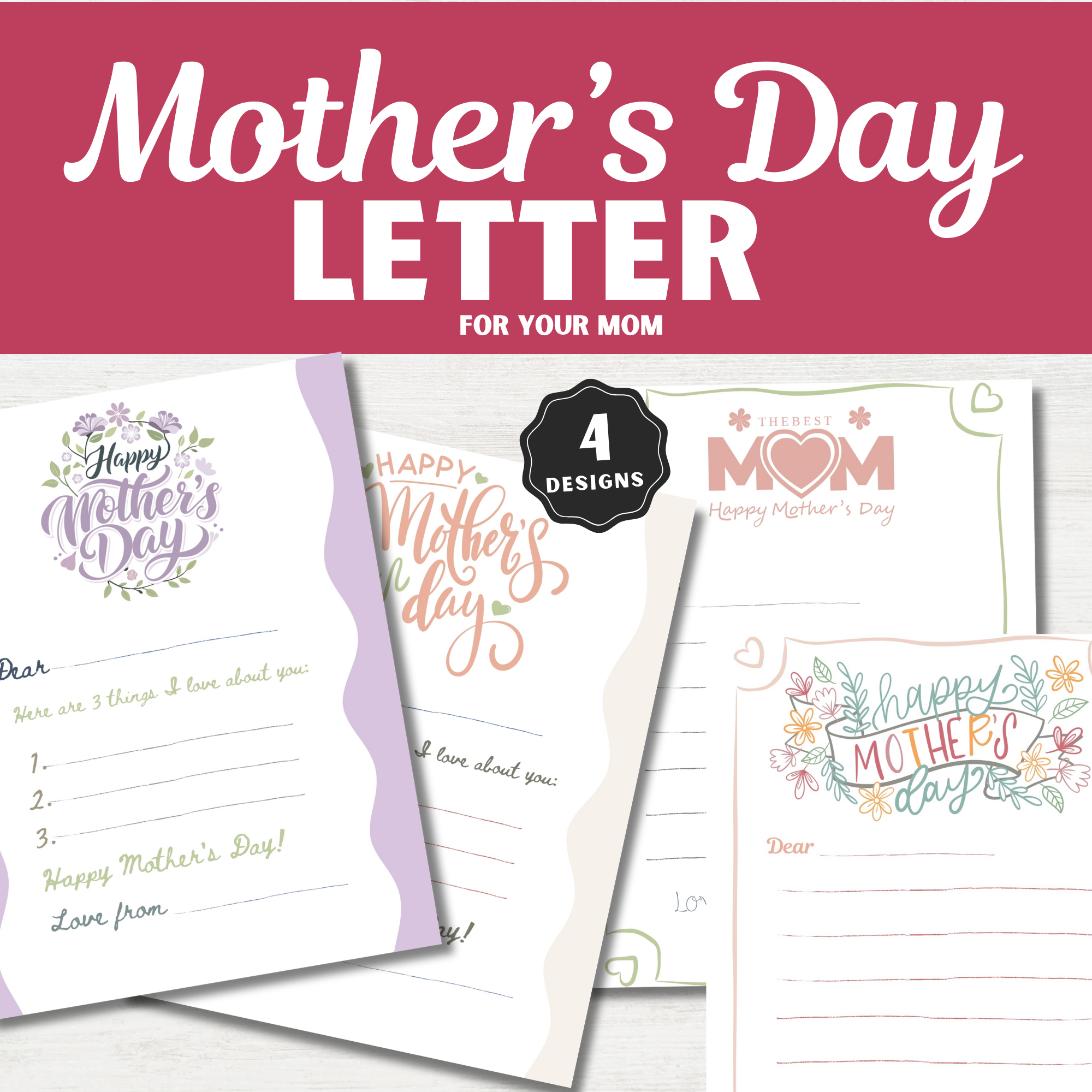 personalized hand written letter for mom