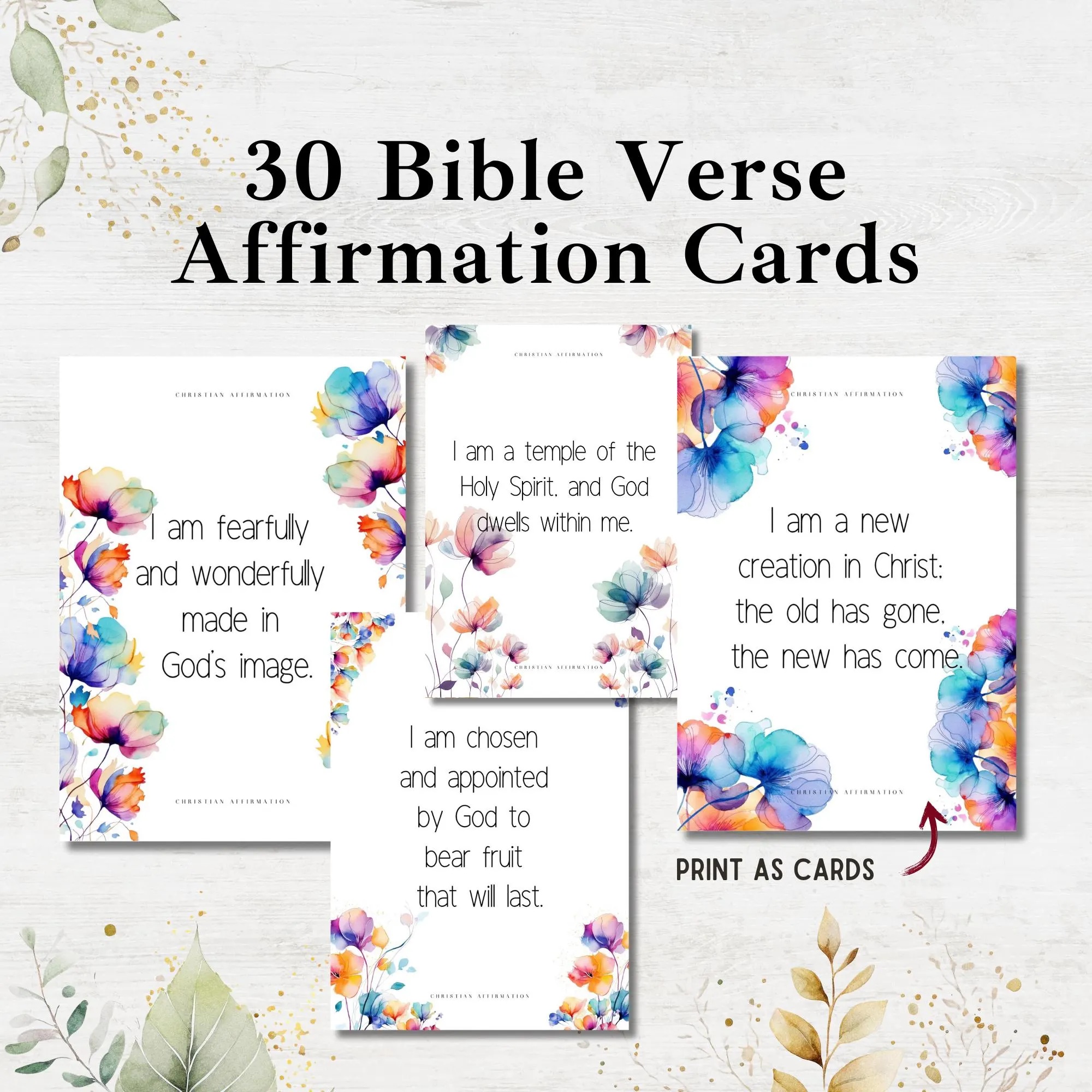 Bible affirmations to print