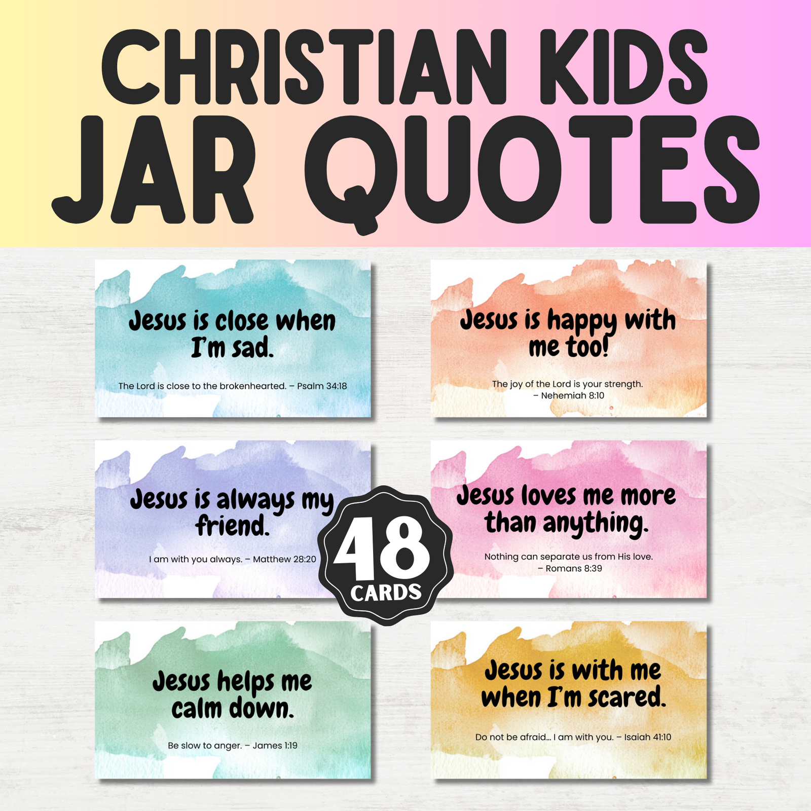 Christian Kids Jar Quotes