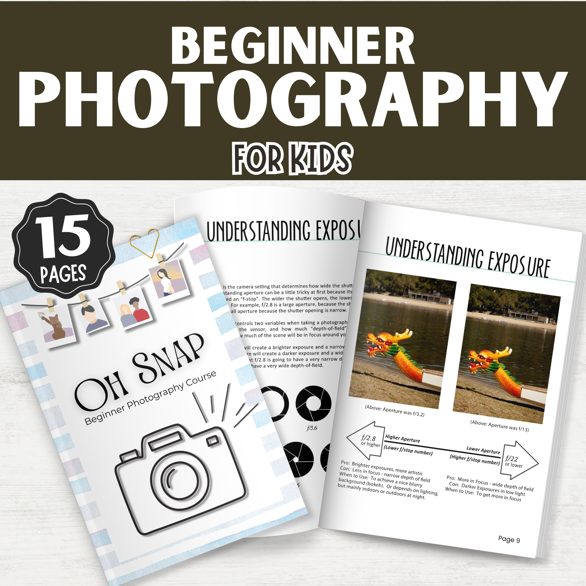 Beginner Photography Class Kit for Kids