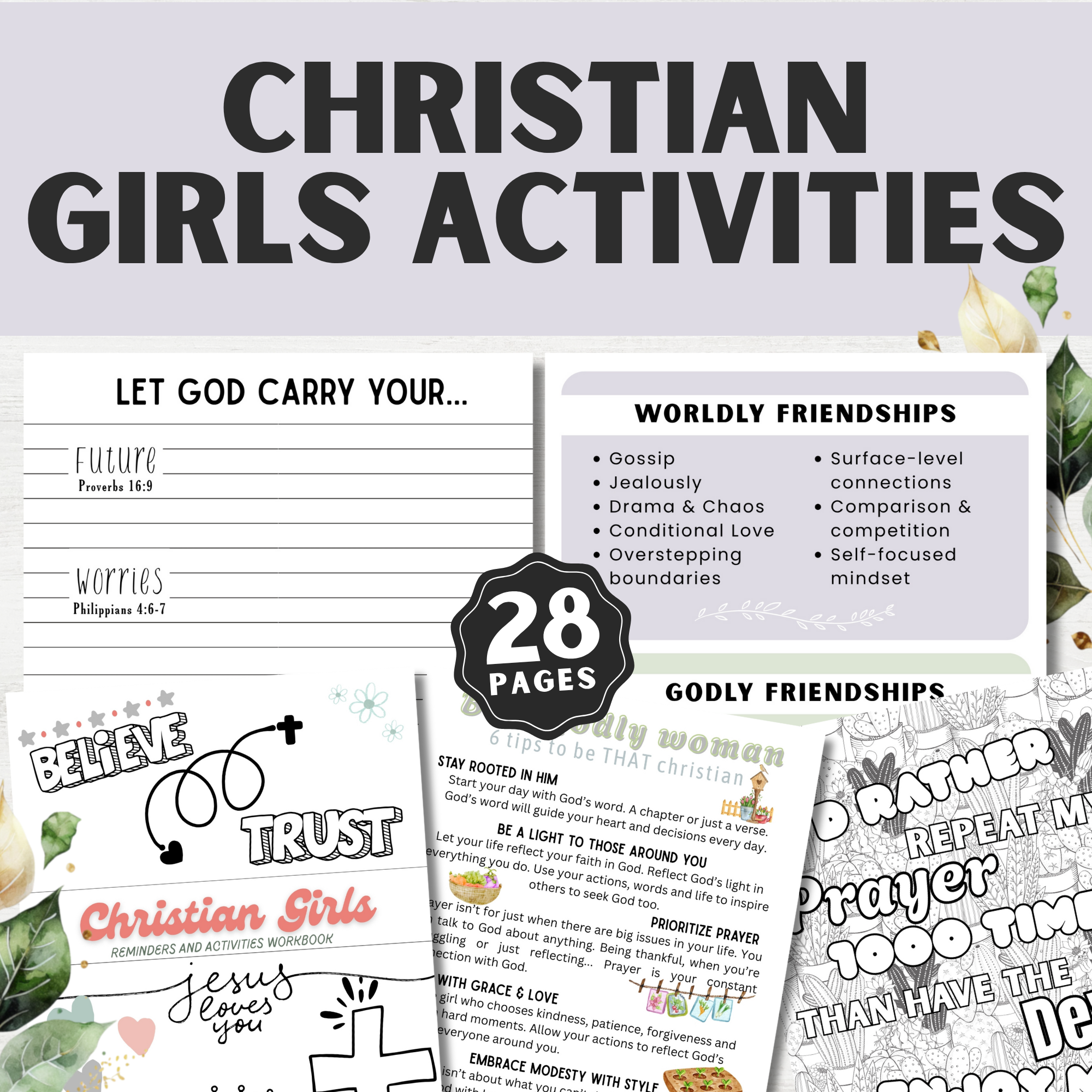 Christian Girl Activities