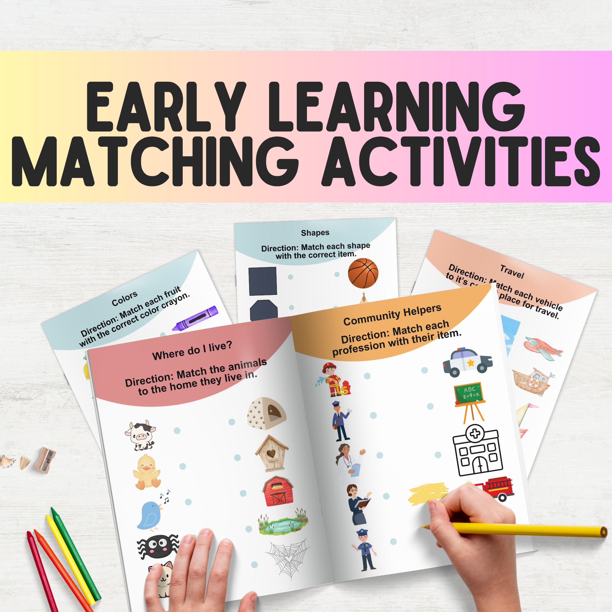 Early Learning Matching Activities