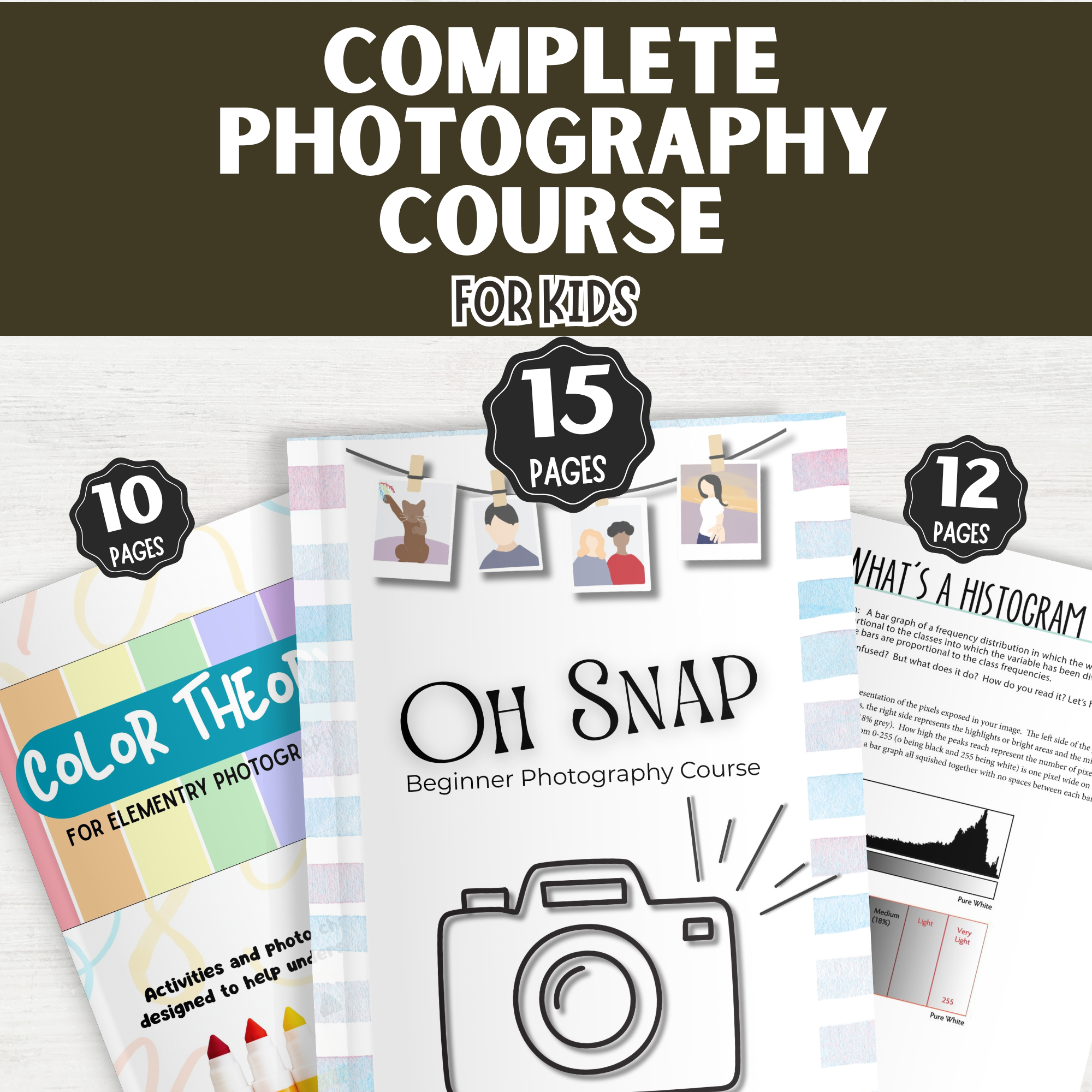 Photography Class Course for Kids