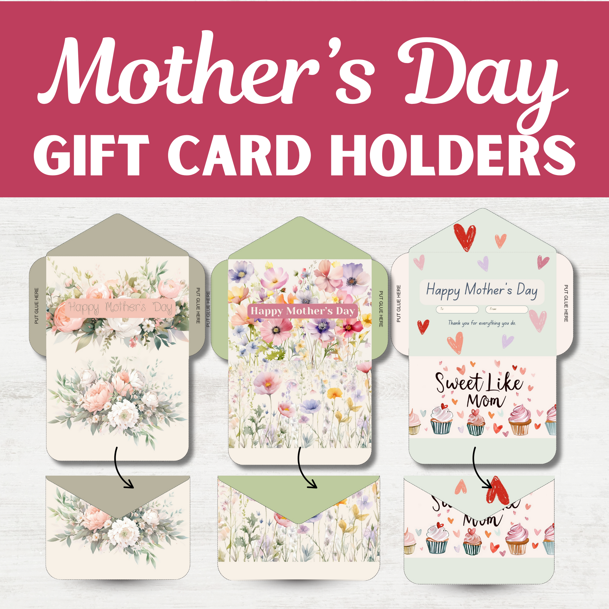 Mothers Day Gift Card Holder