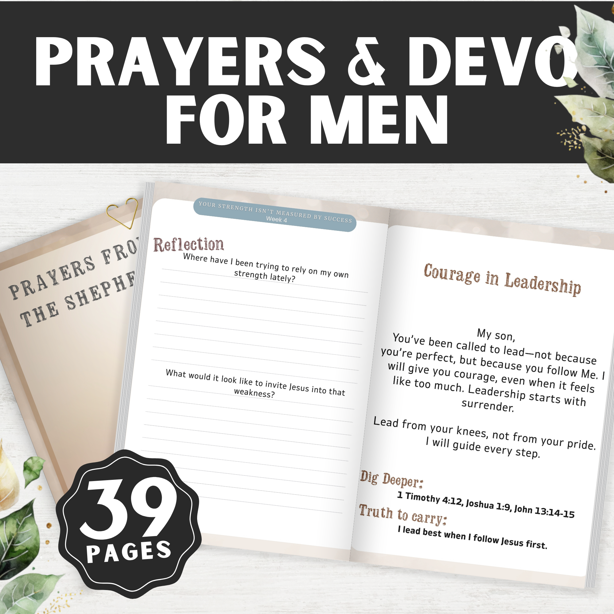 Prayer Journal for Men