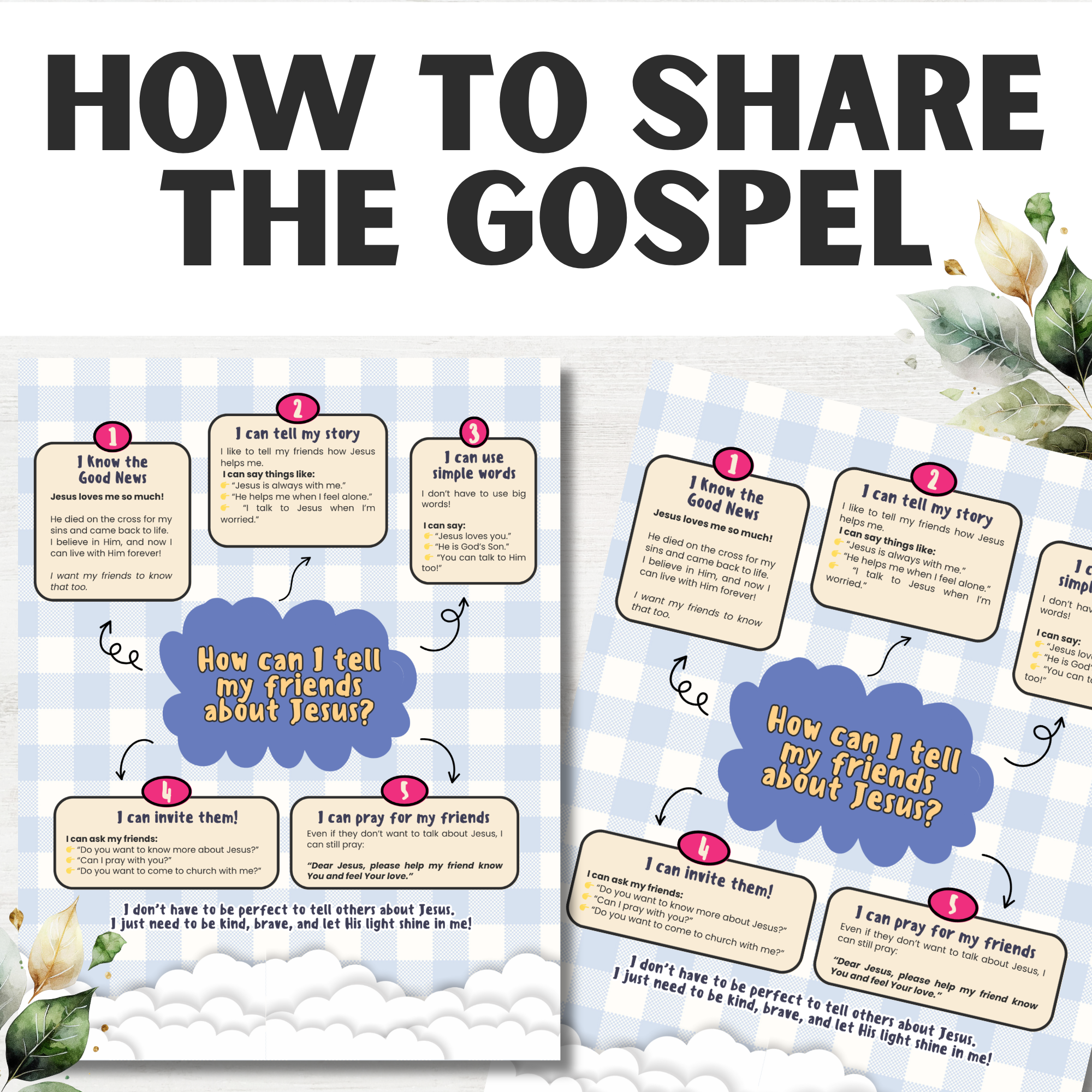 How to Share the Gospel Poster