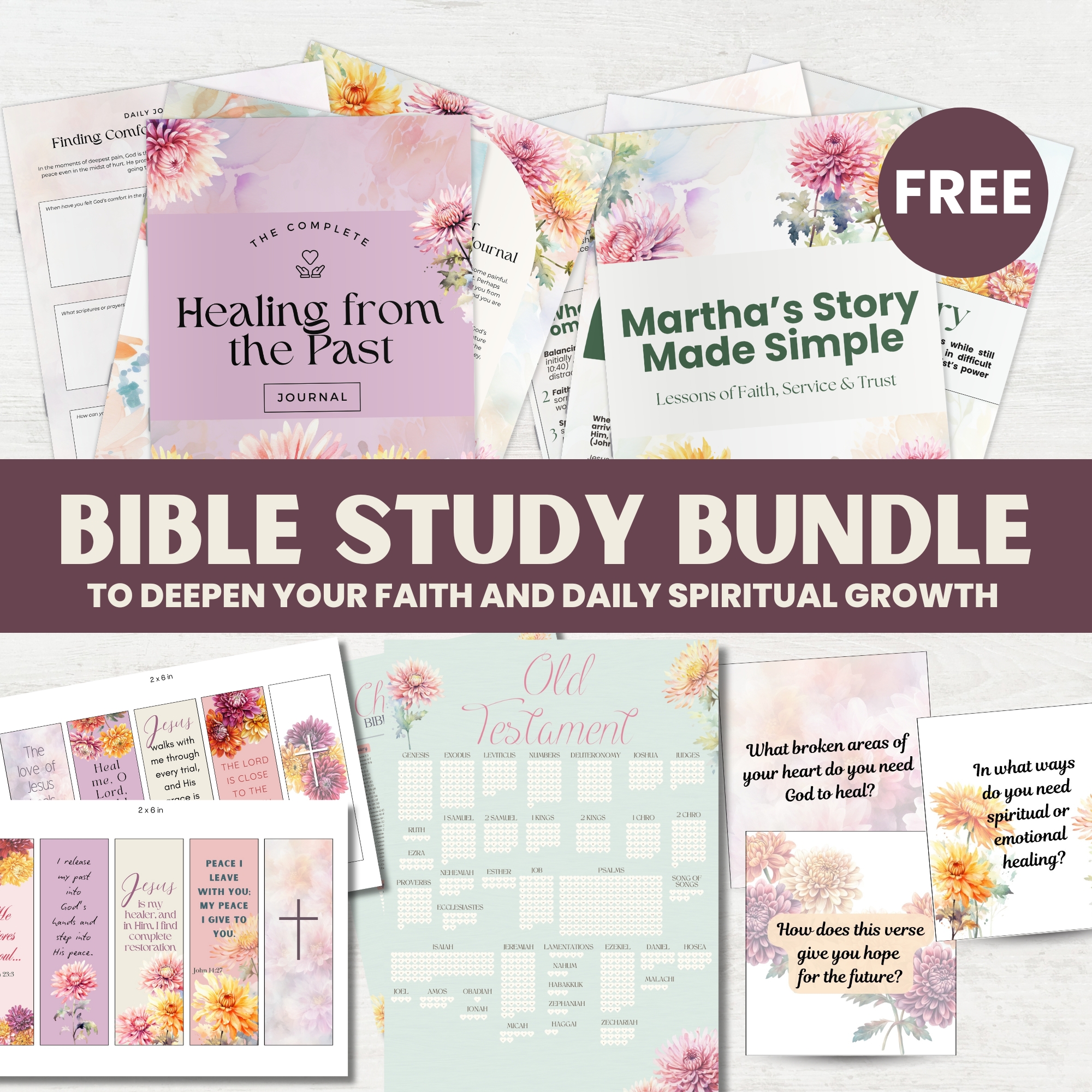 Bible study Bundle-Healing from Past hurts