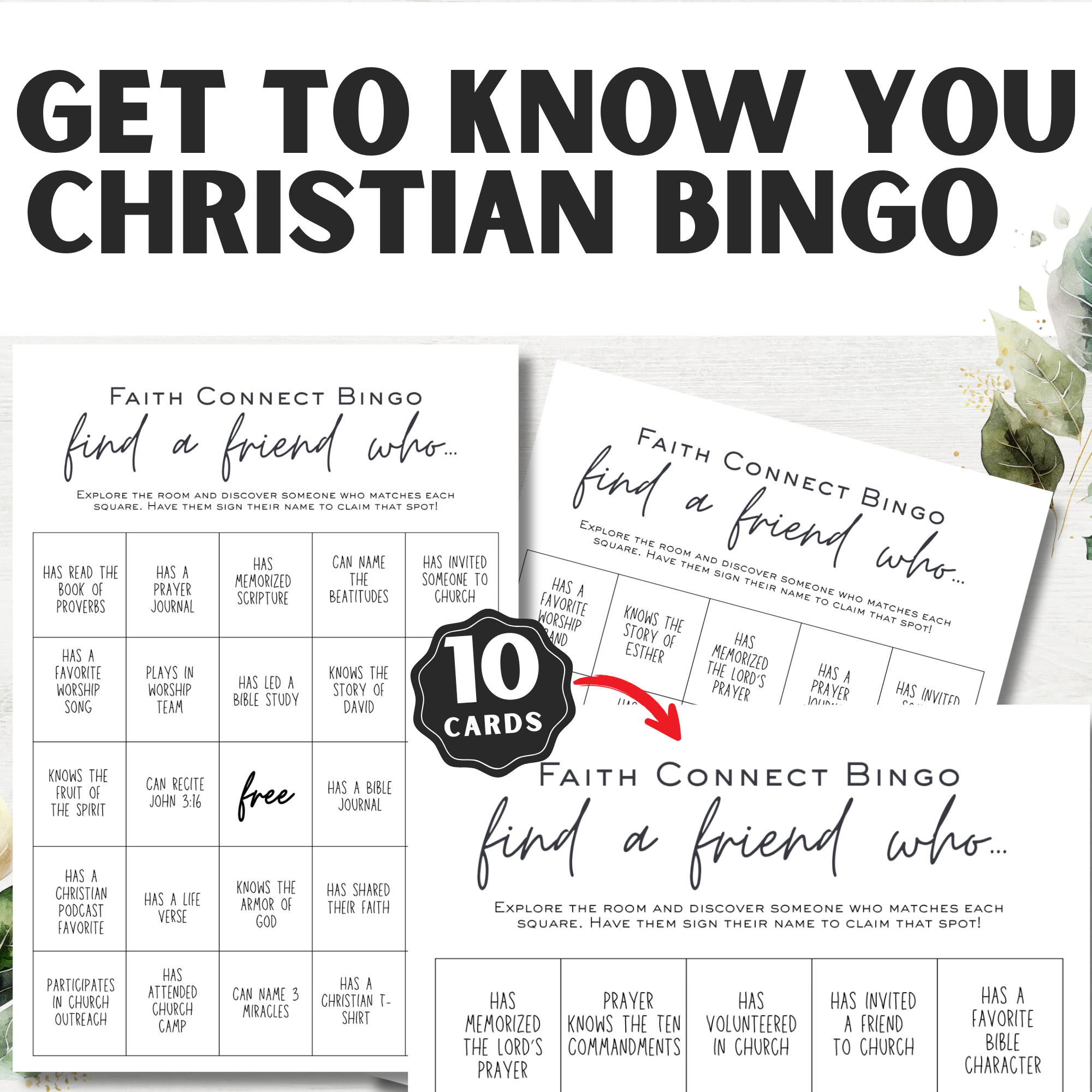Get To Know You Bingo