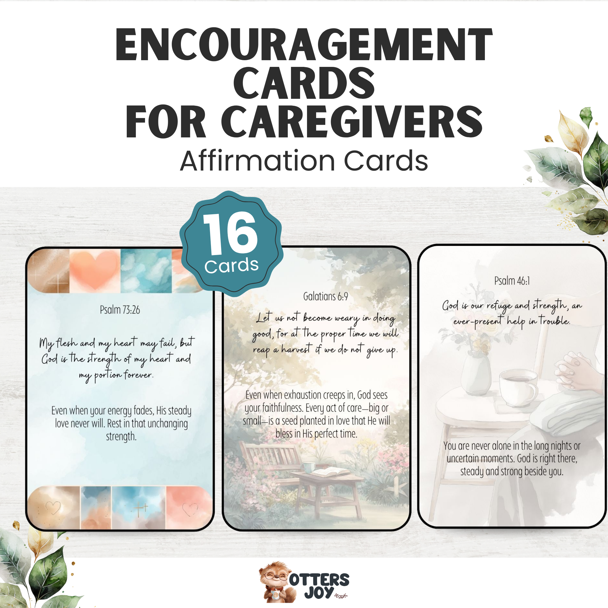 Encouragement Cards for Caregivers