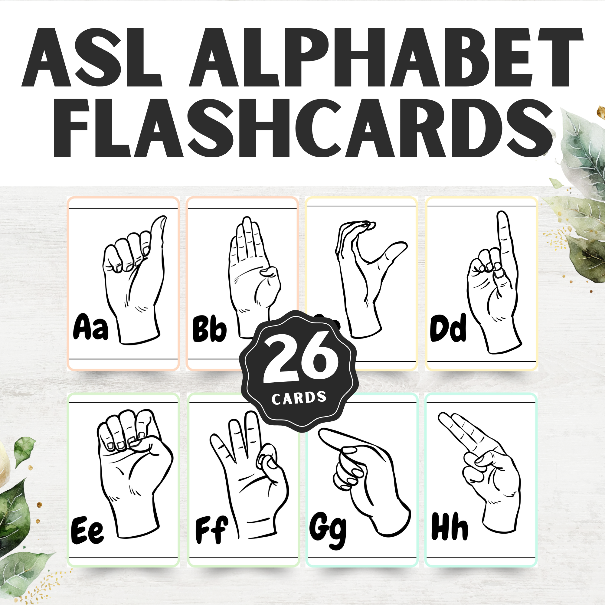 ASL Flash Cards