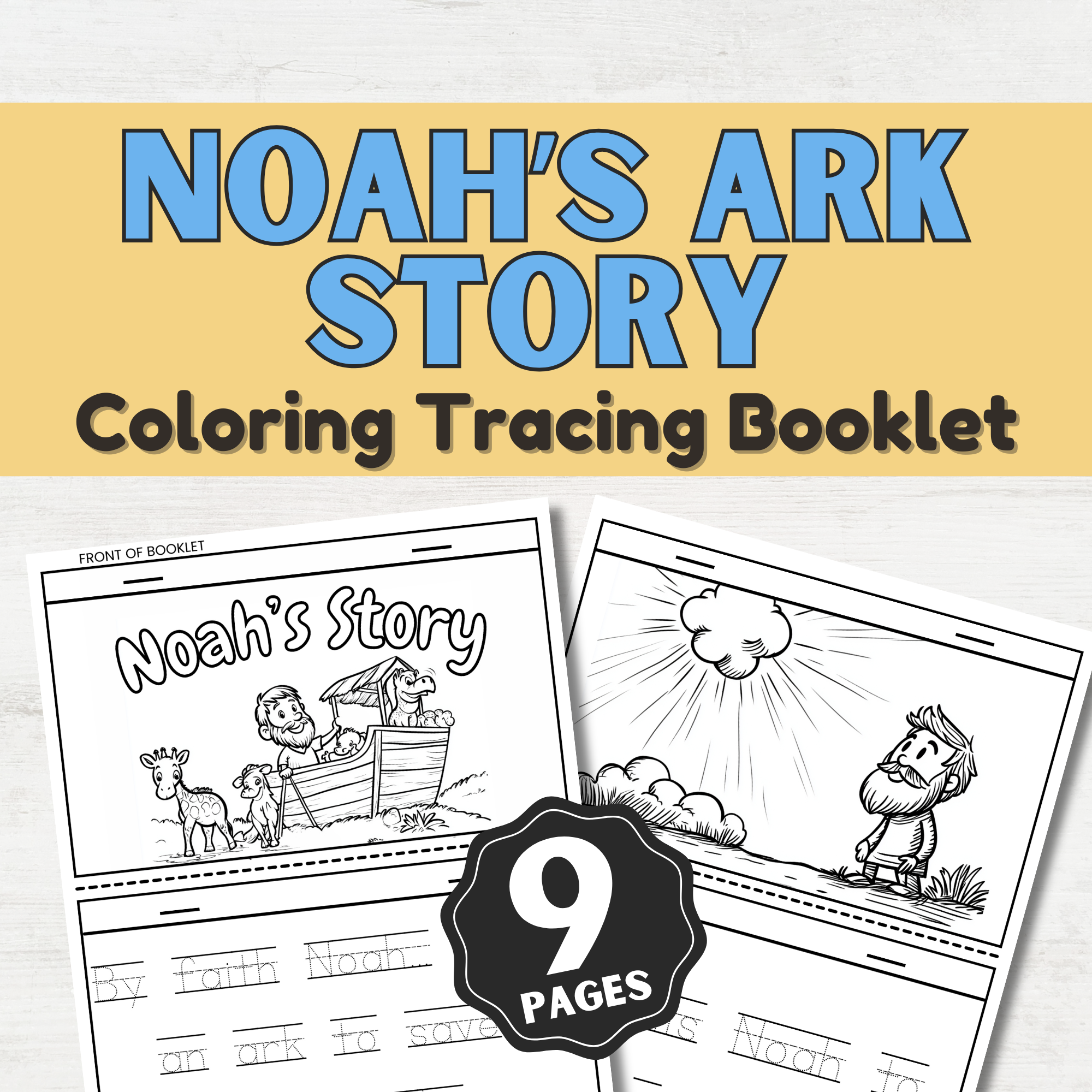 Noah's Ark Printable Craft for Kids