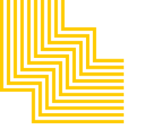Decorative Element: Yellow lines in stair steps