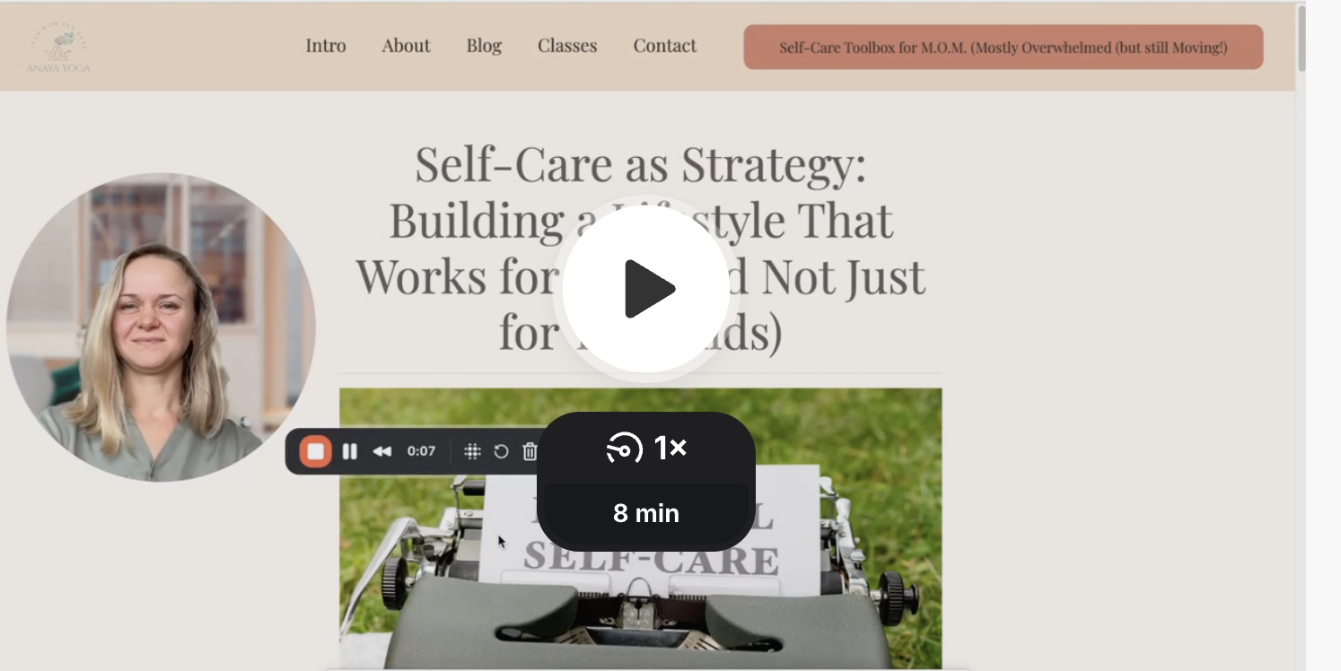 Video: My Reasoning Behind the Six Pillars of Self-Care
