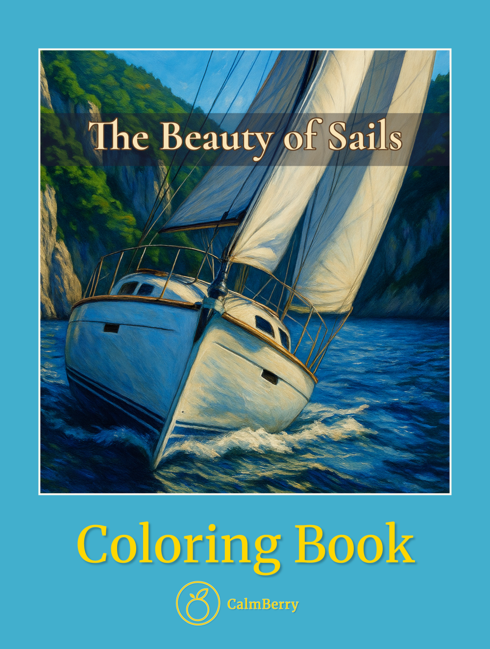 The Beauty of Sails Coloring Book Cover