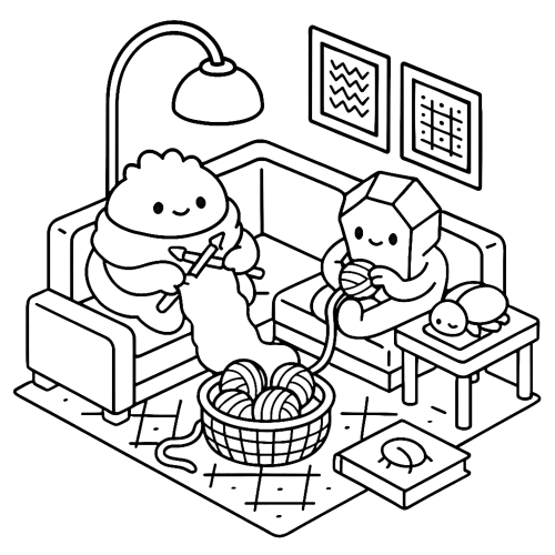 Cute Monsters Coloring Book interior
